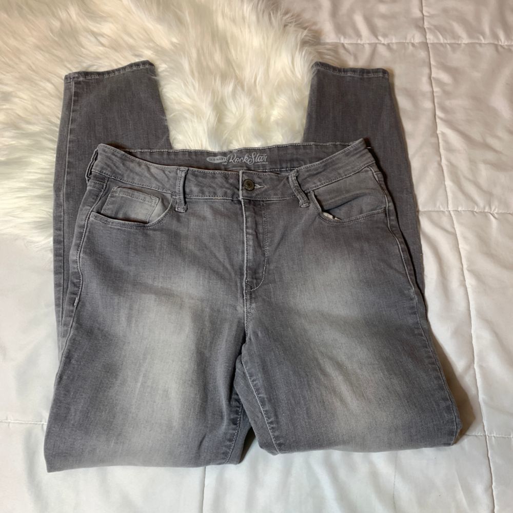 OLD NAVY Rockstar Jeans Grey Size 0-2 XS